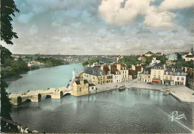 / CPSM FRANCE 56 "Auray, la rivière d'Auray, le vieux port"