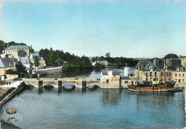 / CPSM FRANCE 56 "Auray, le pont de Saint Goustan"