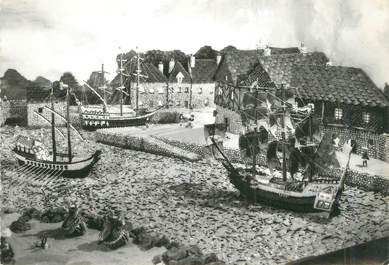 / CPSM FRANCE 56 "Port d'Auray en 1776 exécuté entièrement en coquillages"