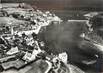 / CPSM FRANCE 56 "Belle Isle en Mer, Sauzon, vue générale et entrée du port"