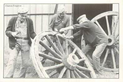 / CPM FRANCE 56 "Fête Artisanale de Caro 5 juillet 1981, nr 116, Marcel Monnerais, charron forgeron"