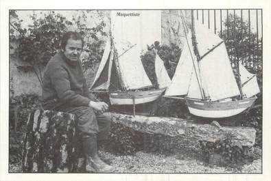 / CPM FRANCE 56 "Fête Artisanale de Caro 5 juillet 1981, nr 116, François Corlay, maquettiste"