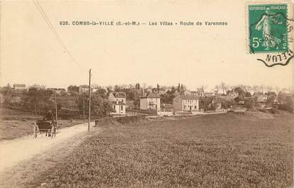 CPA FRANCE 77 "Combs la Ville, rte de Varennes"