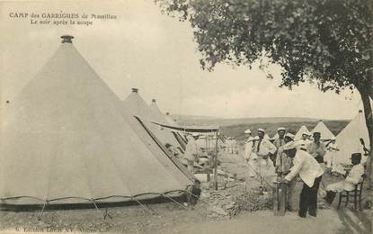 CPA FRANCE 30 "Camp des Garrigues de Massillan"