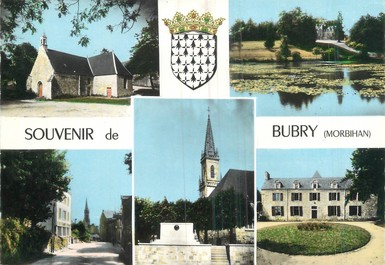 / CPM FRANCE 56 "Souvenir de Bubry"