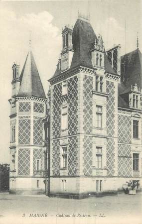/ CPA FRANCE 72 "Maigné, château de Resteau"