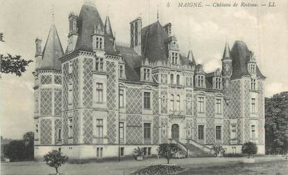 / CPA FRANCE 72 "Maigné, château de Resteau "