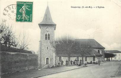 CPA FRANCE 77 "Coupvray, L'Eglise"
