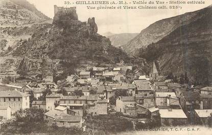 / CPA FRANCE 06 "Guillaumes, vallée du var, vue générale et vieux château"