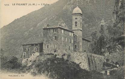 / CPA FRANCE 06 "Le Figaret, l'église"