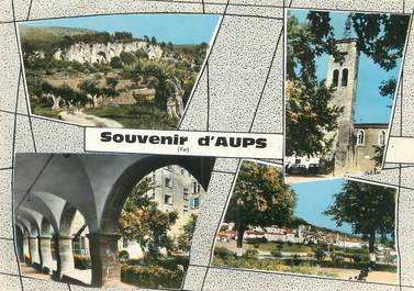 / CPSM FRANCE 83 "Souvenir d'Aups"