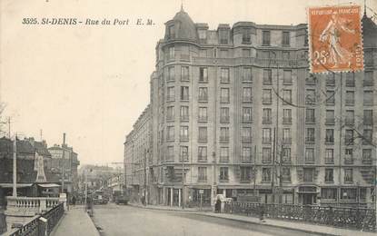 / CPA FRANCE 93 "Saint Denis, rue du port"