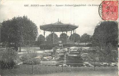 / CPA FRANCE 93 "Rosny sous Bois, square Richard Gardebeld, le kiosque"