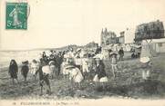 14 Calvado / CPA FRANCE 14 "Villers sur Mer, la plage "