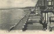 14 Calvado / CPA FRANCE 14 "Villers sur Mer, vue prise de la digue par gros temps"