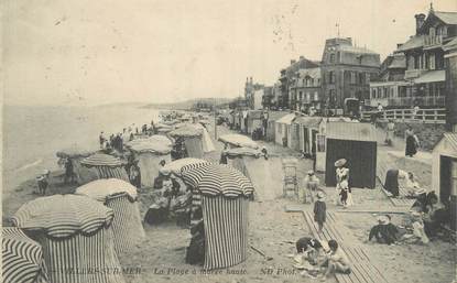 / CPA FRANCE 14 "Villers sur Mer, la plage à marée haute"