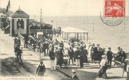 / CPA FRANCE 14 "Villers sur Mer, les planches"