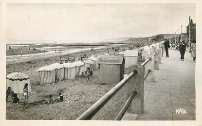 / CPSM FRANCE 14 "Villers sur Mer, la plage à marée basse"