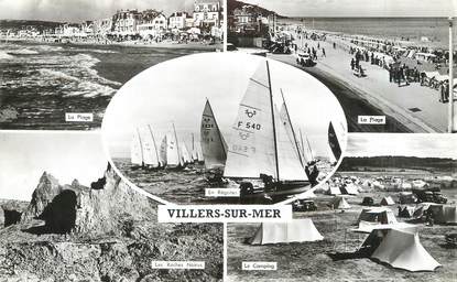 / CPSM FRANCE 14 "Villers sur Mer" / BATEAU