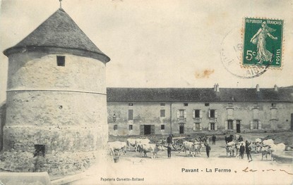 / CPA FRANCE 02 "Pavant, la ferme"