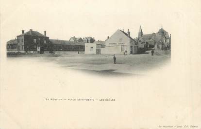 / CPA FRANCE 02 "Le Nouvion, place Saint Denis, les écoles"