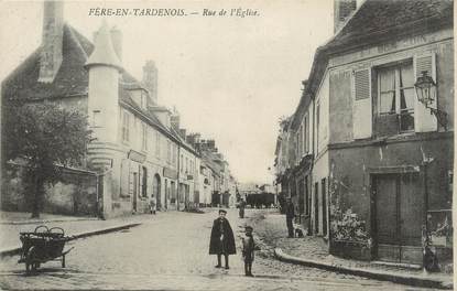 / CPA FRANCE 02 "Fère en Tardenois, rue de l'église"