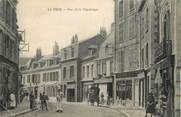 02 Aisne / CPA FRANCE 02 "La Fère, rue de la république"