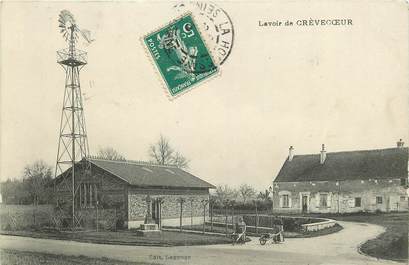 CPA FRANCE 77 "Lavoir de Crèvecoeur" / EOLIENNE