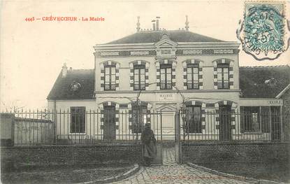 CPA FRANCE 77 "Crèvecoeur, la mairie"