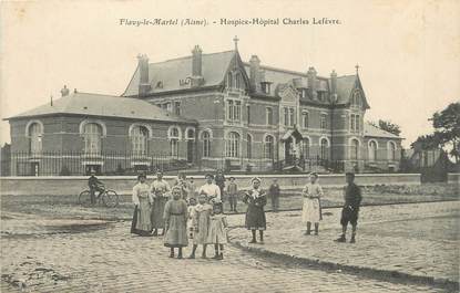 / CPA FRANCE 02 "Flavy le Martel, hospice Hôpital Charles Lefèvre"
