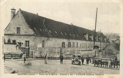 / CPA FRANCE 02 "Coeuvres, place de la mairie"