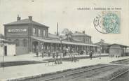 02 Aisne / CPA FRANCE 02 "Chauny, intérieur de la gare"