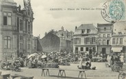 02 Aisne / CPA FRANCE 02 "Chauny, place de l'hôtel de ville"