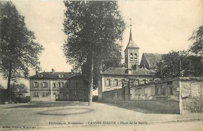 CPA FRANCE 77 "Cannes Ecluse, place de la Mairie"