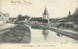 CPA FRANCE 77 "Claye Souilly, L'Eglise et le canal de l'Ourcq"