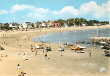 / CPSM FRANCE 56 "Larmor plage, plage des Toulhars"