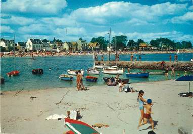 / CPSM FRANCE 56 "Larmor plage, plage des Toulhars "