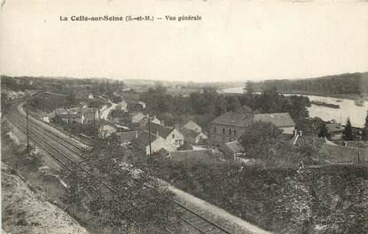 CPA FRANCE 77 "La Celle sur Seine, vue générale"