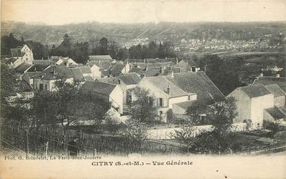 CPA FRANCE 77 "Citry, vue générale"