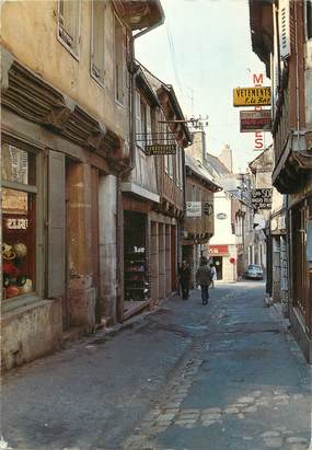 / CPSM FRANCE 56 "Pontivy, vieilles maisons dans la rue du pont"