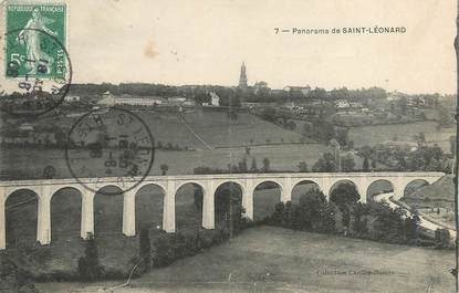 / CPA FRANCE 87 "Panorama de Saint Léonard"