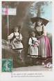 67 Ba Rhin / CPSM FRANCE 67 "De vos soeurs en exil, acceptez cet envoi, qui tout bas semble dire Alsace pense à toi" / FOLKLORE