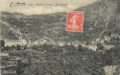 / CPA FRANCE 20 "Corse, Soccia, vue générale"