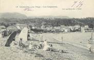 83 Var / CPA FRANCE 83 "Le lavandou, la plage, les baigneurs"