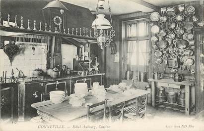 CPA FRANCE 76  "Gonneville, Hotel Aubourg"