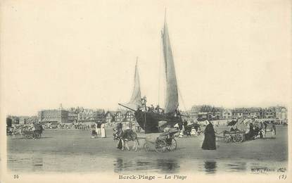 / CPA FRANCE 62 "Berck Plage, la plage"