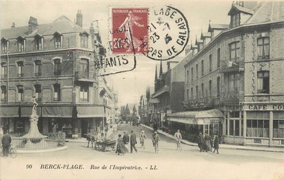 / CPA FRANCE 62 "Berck Plage, rue de l'impératrice"