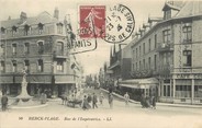 62 Pa De Calai / CPA FRANCE 62 "Berck Plage, rue de l'impératrice"