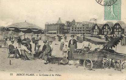 / CPA FRANCE 62 "Berck Plage, le casino et les villas"