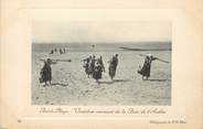 62 Pa De Calai / CPA FRANCE 62 "Berck Plage, vérotières de la baie de l'Authie"